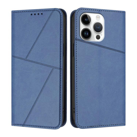 Strong Magnetic Frosted Flip Leather Phone Case, For iPhone 15 Pro Max, For iPhone 15 Pro, For iPhone 15 Plus
