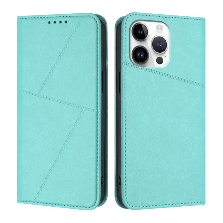 Strong Magnetic Frosted Flip Leather Phone Case, For iPhone 15 Pro Max, For iPhone 15 Pro, For iPhone 15 Plus