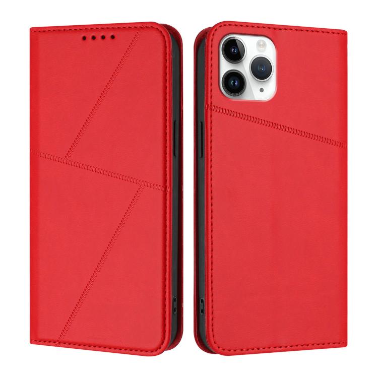 Strong Magnetic Frosted Flip Leather Phone Case