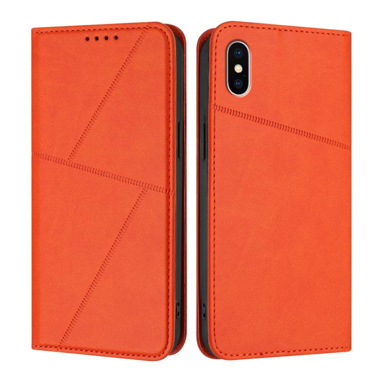 Strong Magnetic Frosted Flip Leather Phone Case