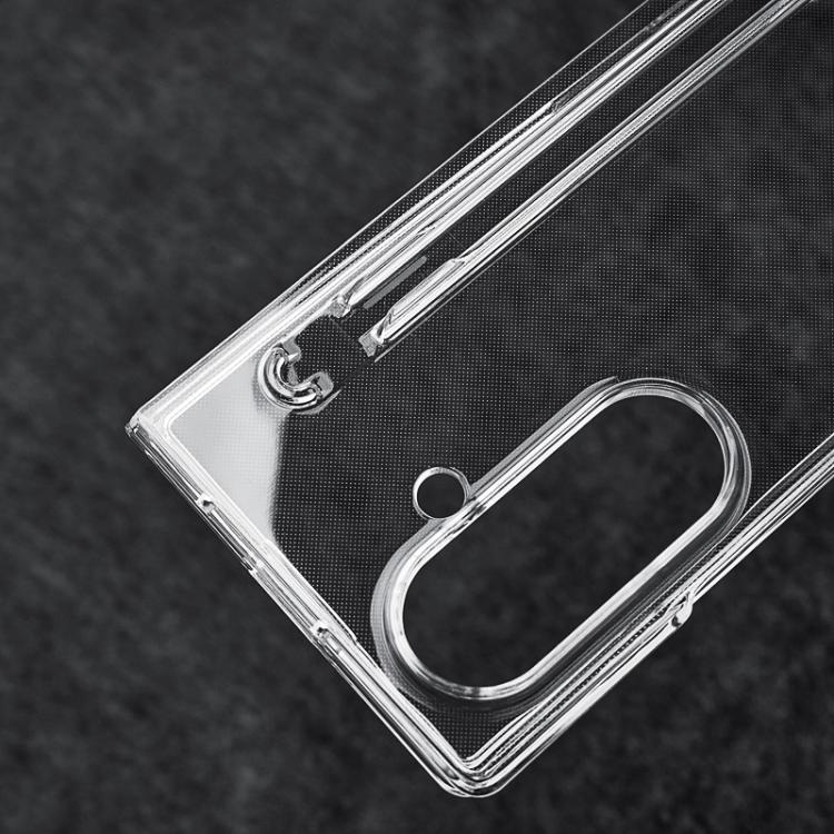 Transparent Two-stage PC Phone Case with Pen Slot