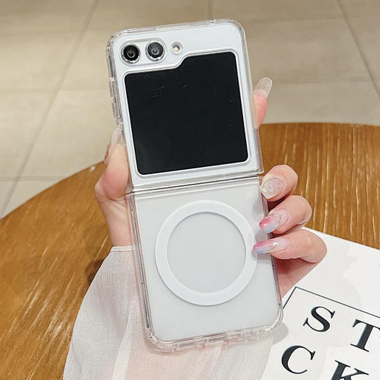 Large Hole Camera MagSafe Magnetic Clear Acrylic TPU Case