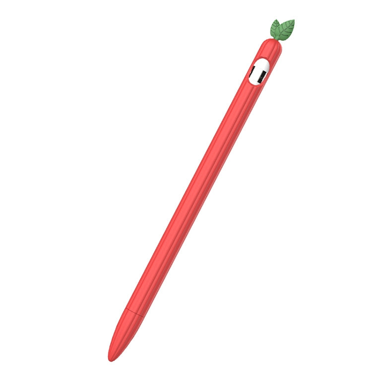 Contrasting Color Mint Leaf Silicone Non-slip Protective Cover, For Apple Pencil 1, For Apple Pencil 2