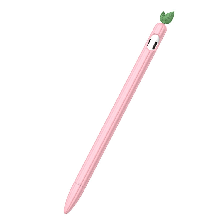 Contrasting Color Mint Leaf Silicone Non-slip Protective Cover, For Apple Pencil 1, For Apple Pencil 2