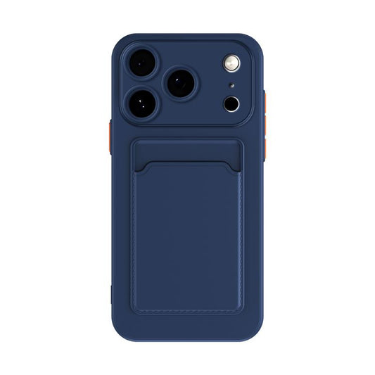 Skin Feel Card Contrast Color Button TPU Phone Case, For iPhone 17 Pro Max, For iPhone 17 Pro, For iPhone 17, For iPhone 17 Air