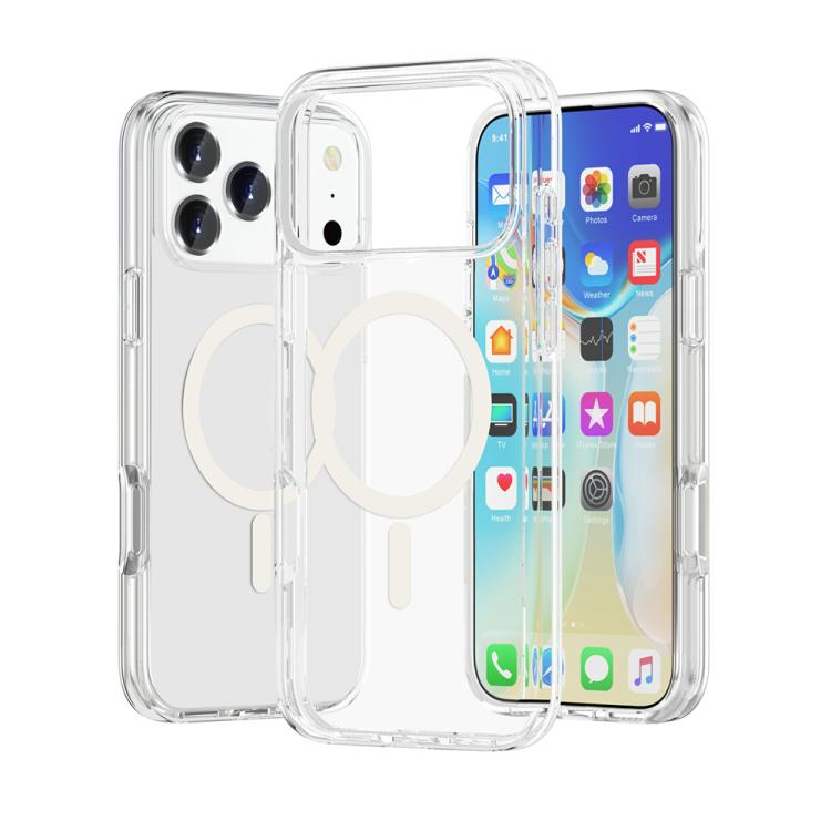 Terminator Style Glitter Powder MagSafe Magnetic Phone Case, For iPhone 17 Pro Max, For iPhone 17 Pro, For iPhone 17, For iPhone 17 Air