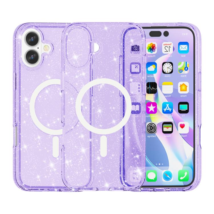 Terminator Style Glitter Powder MagSafe Magnetic Phone Case