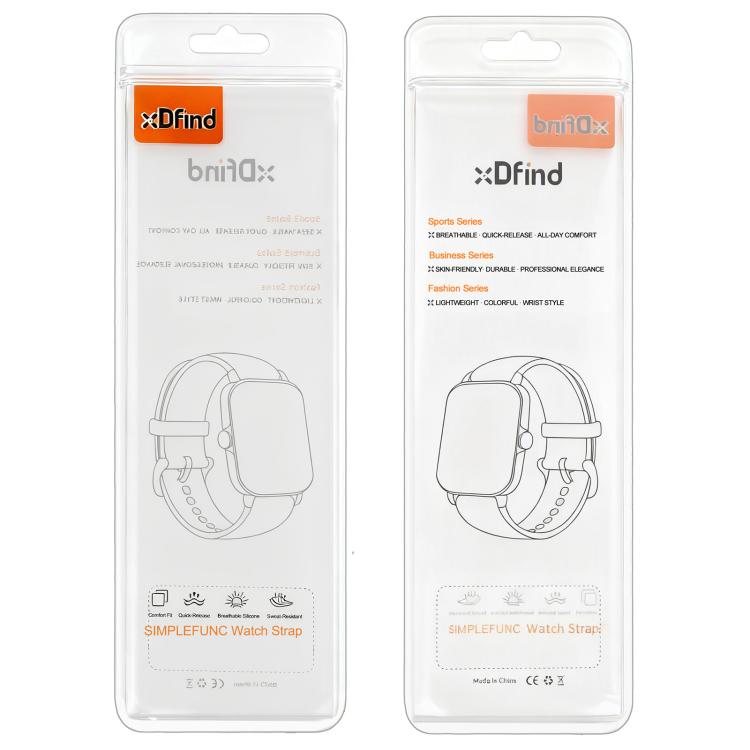 For Samsung Galaxy Watch8 Classic 46mm / Watch8 44mm / 40mm xDfind Stitched Solid Color Silicone Watch Band