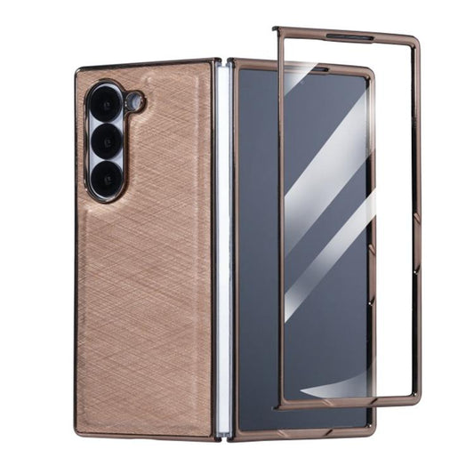 Bamboo Fiber Texture + Flannel Phone Case with Tempered Film