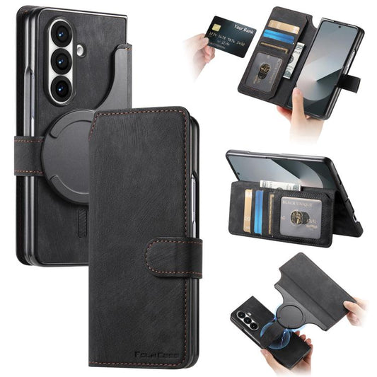 CaseNeo MagSafe RFID Anti-theft Retro Leather Phone Case