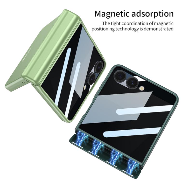 GKK Integrated Privacy Film Magnetic Full Coverage Flip Phone Case