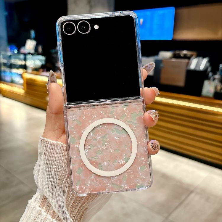 Pearlescent Shell Texture MagSafe Phone Case