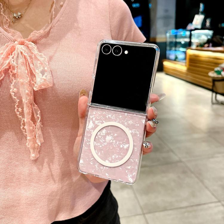 Pearlescent Shell Texture MagSafe Phone Case