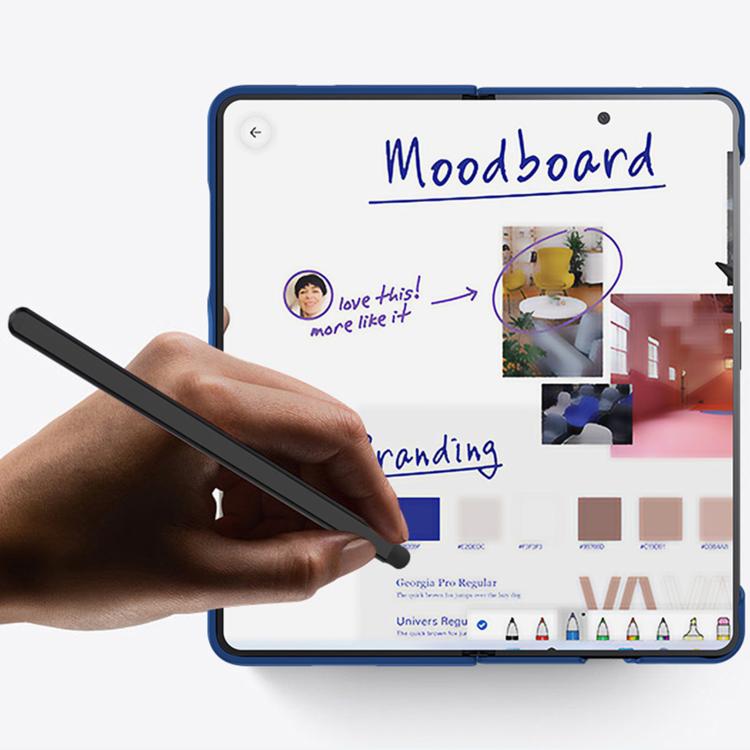 Integrated Skin Feel PC Phone Case with Pen / Pen Box