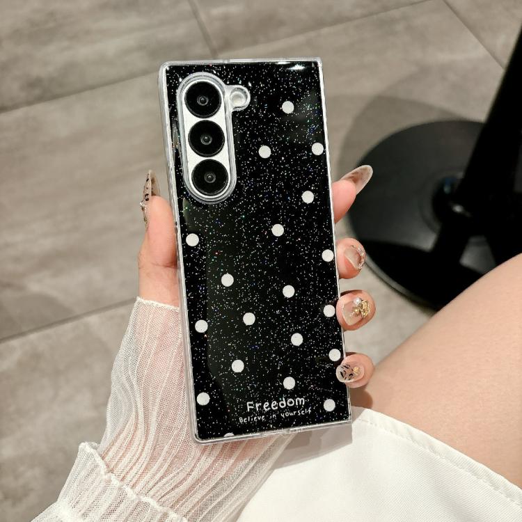 Glitter Powder Dots Pattern Phone Case