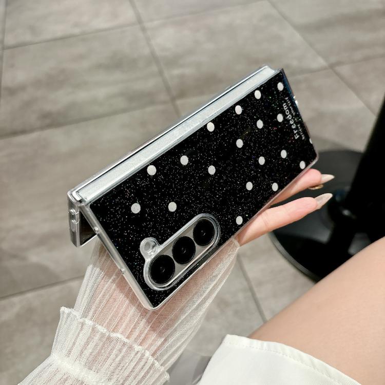 Glitter Powder Dots Pattern Phone Case