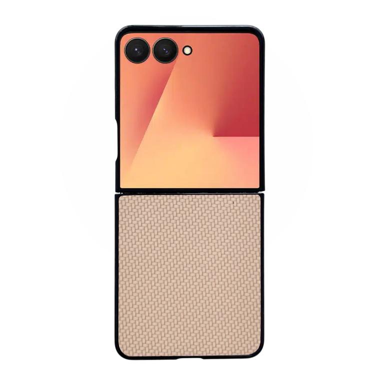 Weave Texture PU Hybrid PC Phone Case