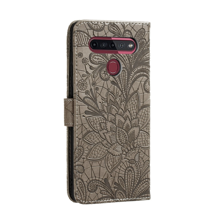 Lace Flower Horizontal Flip Leather Case with Holder & Card Slots & Wallet & Photo Frame, For LG K41S / K51S, For LG K61, For Motorola Moto E (2020) / Moto E7, For Motorola Moto Edge+