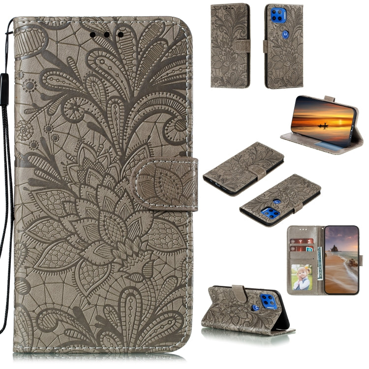 Lace Flower Horizontal Flip Leather Case with Holder & Card Slots & Wallet & Photo Frame, For Motorola Moto G Stylus, For Motorola Moto G5 Plus 5G, For Motorola Moto G Power, For Huawei Enjoy 20
