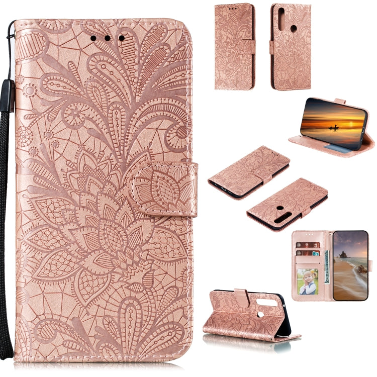 Lace Flower Horizontal Flip Leather Case with Holder & Card Slots & Wallet & Photo Frame, For Motorola Moto G Stylus, For Motorola Moto G5 Plus 5G, For Motorola Moto G Power, For Huawei Enjoy 20
