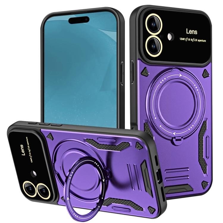 Large Window MagSafe Holder Phone Case, For iPhone 17 Pro Max, For iPhone 17 Pro, For iPhone 17, For iPhone 17 Air