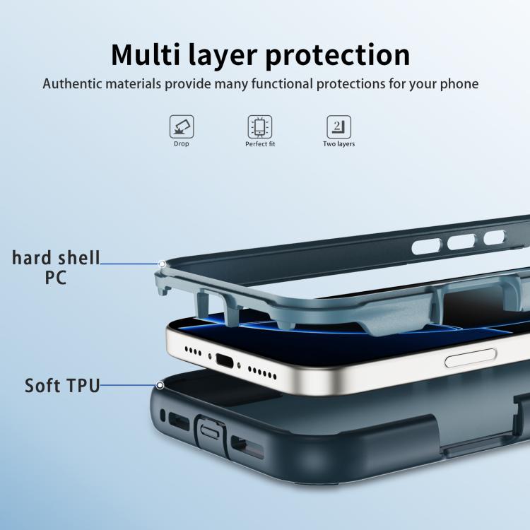 Defend Rugged Gear Holder MagSafe Phone Case, For iPhone 16 Pro, For iPhone 16 Plus, For iPhone 16