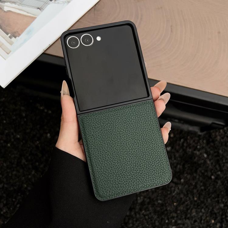 Litchi Texture Folding Back Cover Phone Case