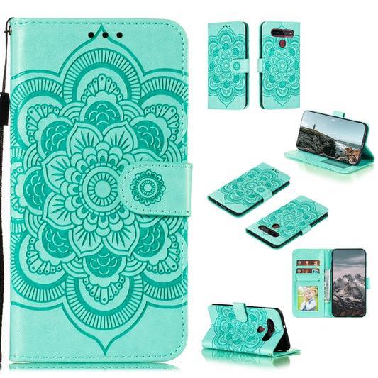 Mandala Embossing Pattern Horizontal Flip PU Leather Case with Holder & Card Slots & Walle & Lanyard, For LG K41S / K51S, For LG K61