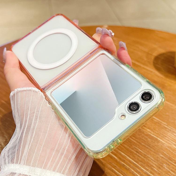 Contrast Color Gradient Transparent MagSafe Phone Case