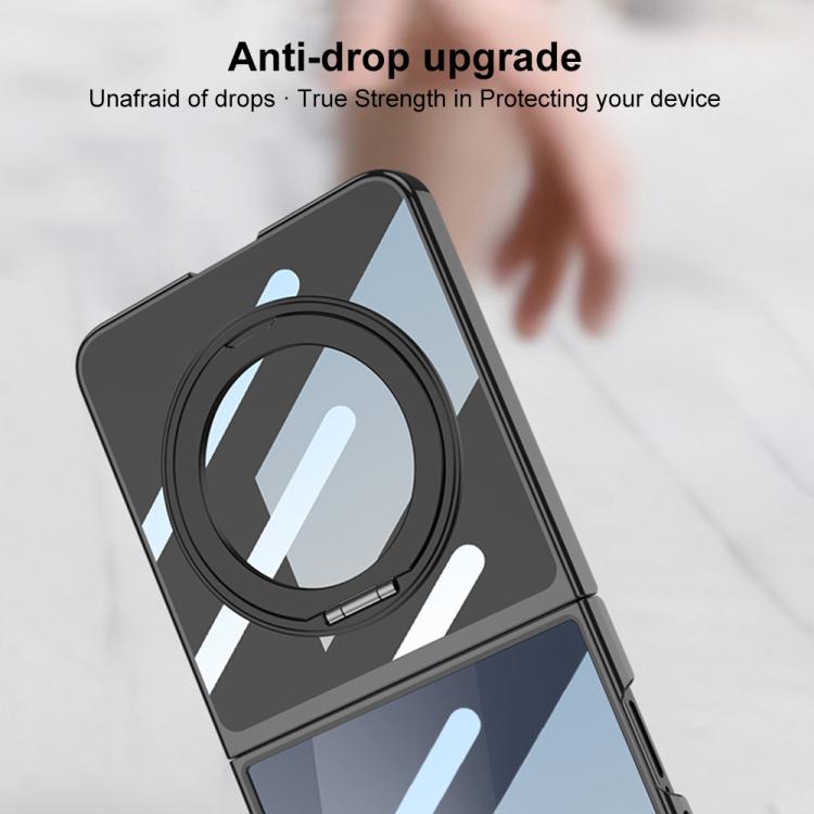 GKK Integrated Electroplating Full Coverage Phone Case with Magnetic Rotating Bracket
