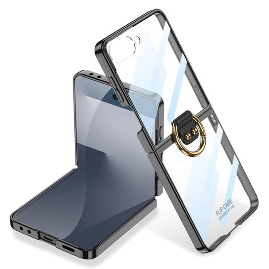 GKK Integrated Electroplating Phantom Full Coverage Phone Case with Ring