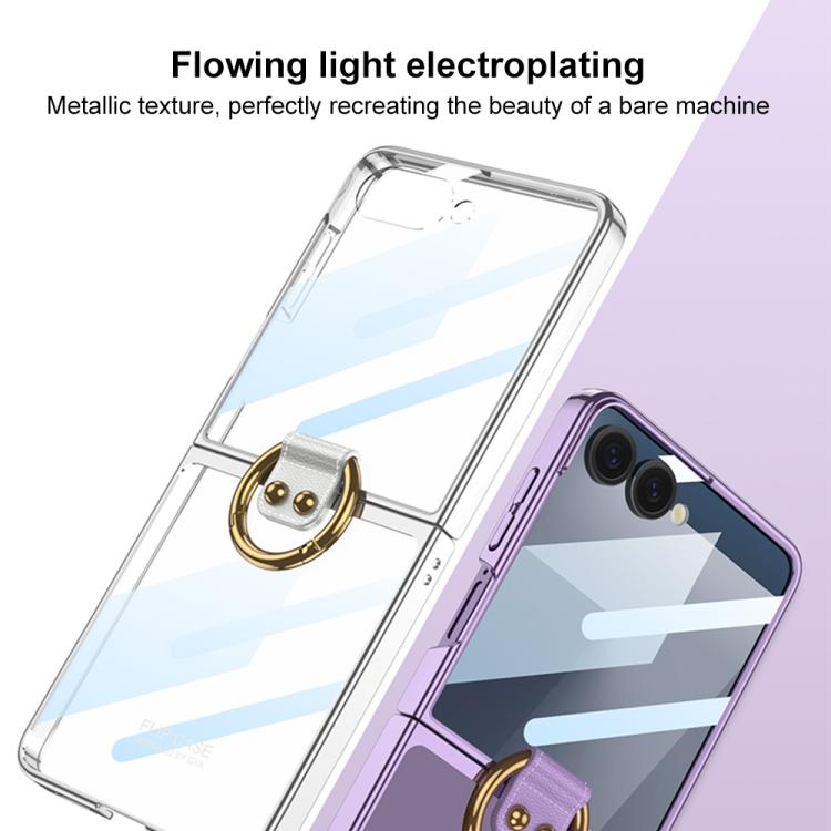 GKK Integrated Electroplating Phantom Full Coverage Phone Case with Ring