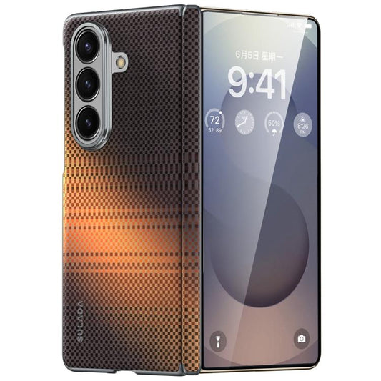 SULADA Kevlar Woven Texture Magnetic Leather Phone Case