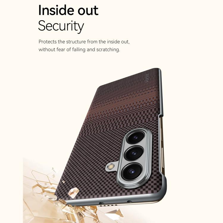 SULADA Kevlar Woven Texture Magnetic Leather Phone Case