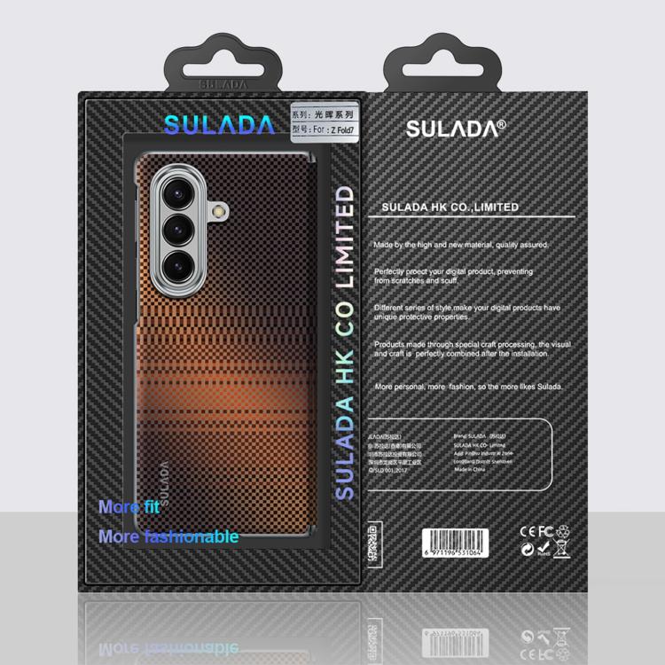 SULADA Kevlar Woven Texture Magnetic Leather Phone Case