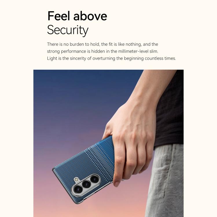 SULADA Kevlar Woven Texture Magnetic Leather Phone Case