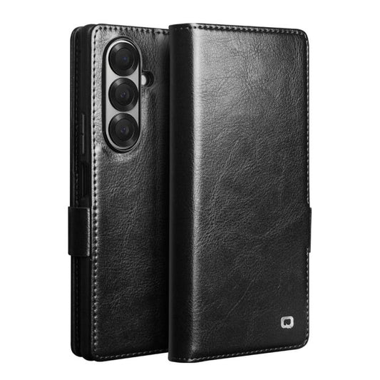 QIALINO Classic 103 Buckle Genuine Leather Phone Case
