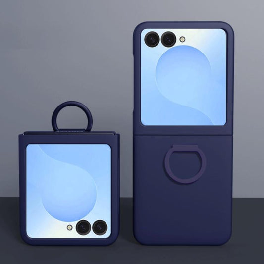 Large Window Ring Holder Skin Feel PC Phone Case