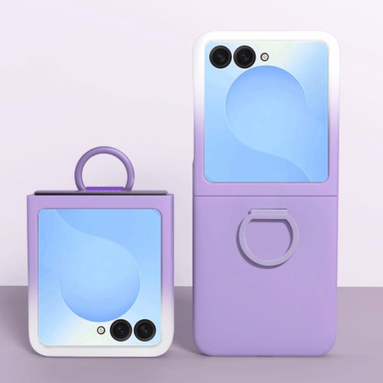 Large Window Ring Holder Skin Feel PC Phone Case