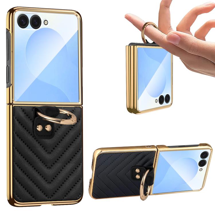 VIETAO Dream Series Metal Ring Leather Phone Case