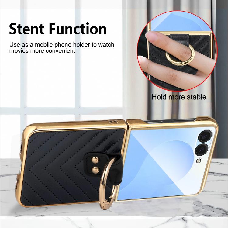 VIETAO Dream Series Metal Ring Leather Phone Case