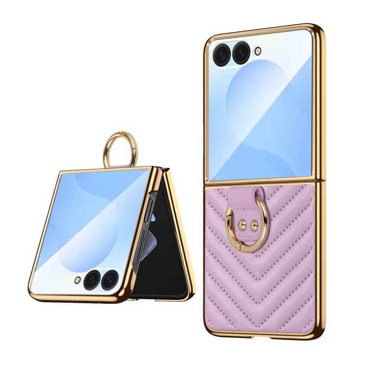 VIETAO Dream Series Metal Ring Leather Phone Case