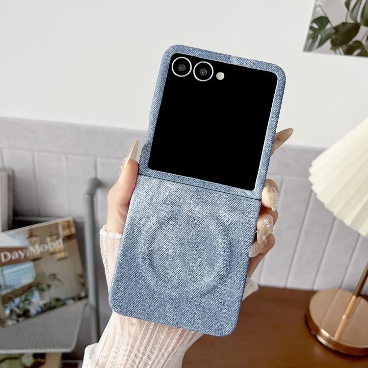 Denim MagSafe Magnetic PC + PU Phone Case