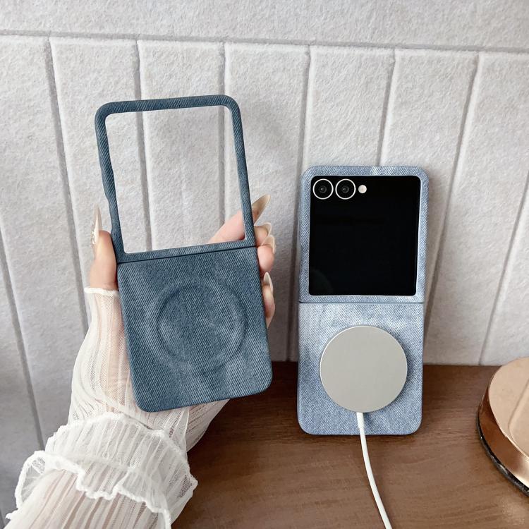 Denim MagSafe Magnetic PC + PU Phone Case