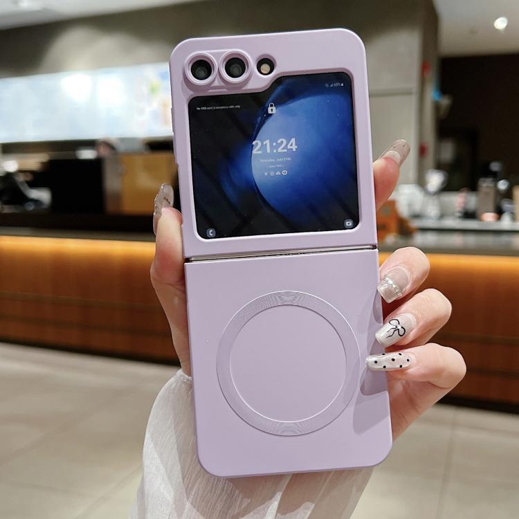 Solid Color Liquid Silicone MagSafe Magnetic Phone Case