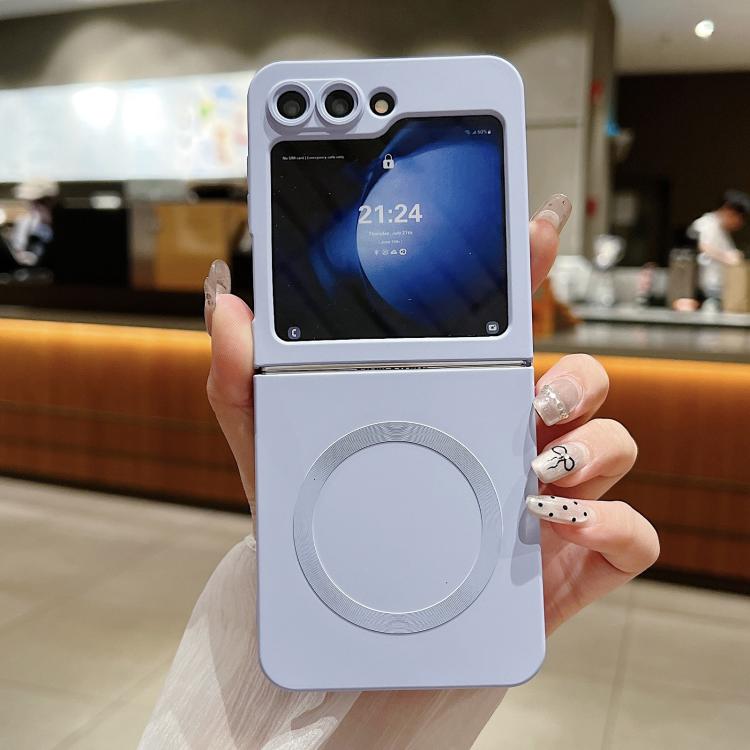 Solid Color Liquid Silicone MagSafe Magnetic Phone Case