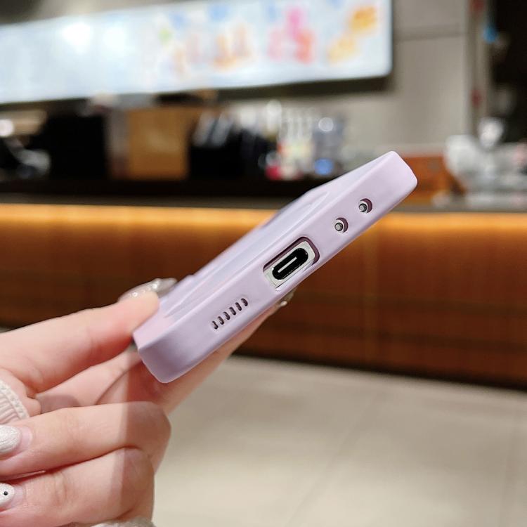 Solid Color Liquid Silicone MagSafe Magnetic Phone Case