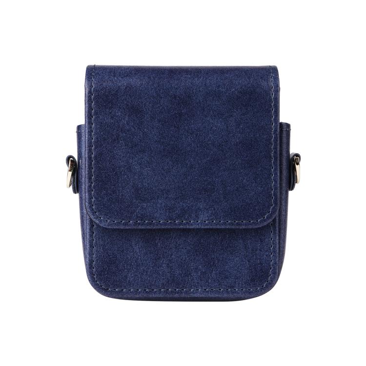 Mini Long Shoulder Chain Crossbody Folding Magnetic Leather Phone Bag