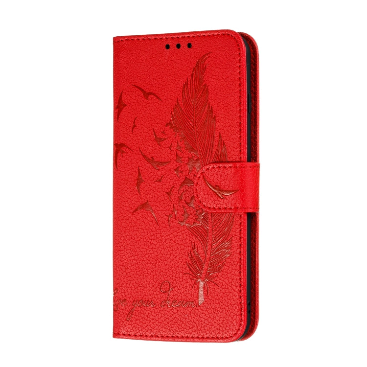 Feather Pattern Litchi Texture Horizontal Flip Leather Case with Wallet & Holder & Card Slots, For LG K41S / K51S, For LG K61, For Motorola Moto Edge Plus, For Huawei Enjoy 20, For Motorola Moto G Stylus, For Google Pixel 5