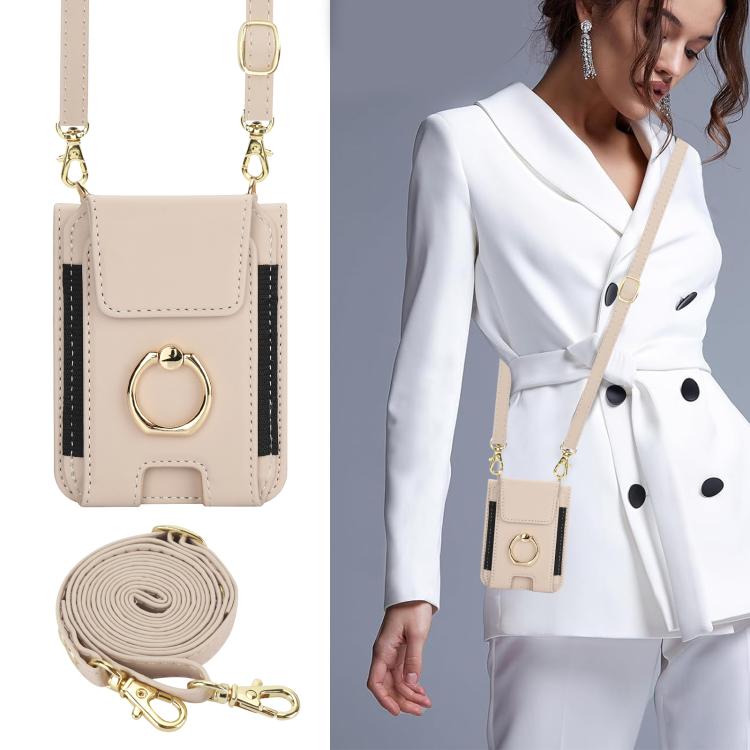 Ring Holder Wallet Card Slot Leather Phone Case